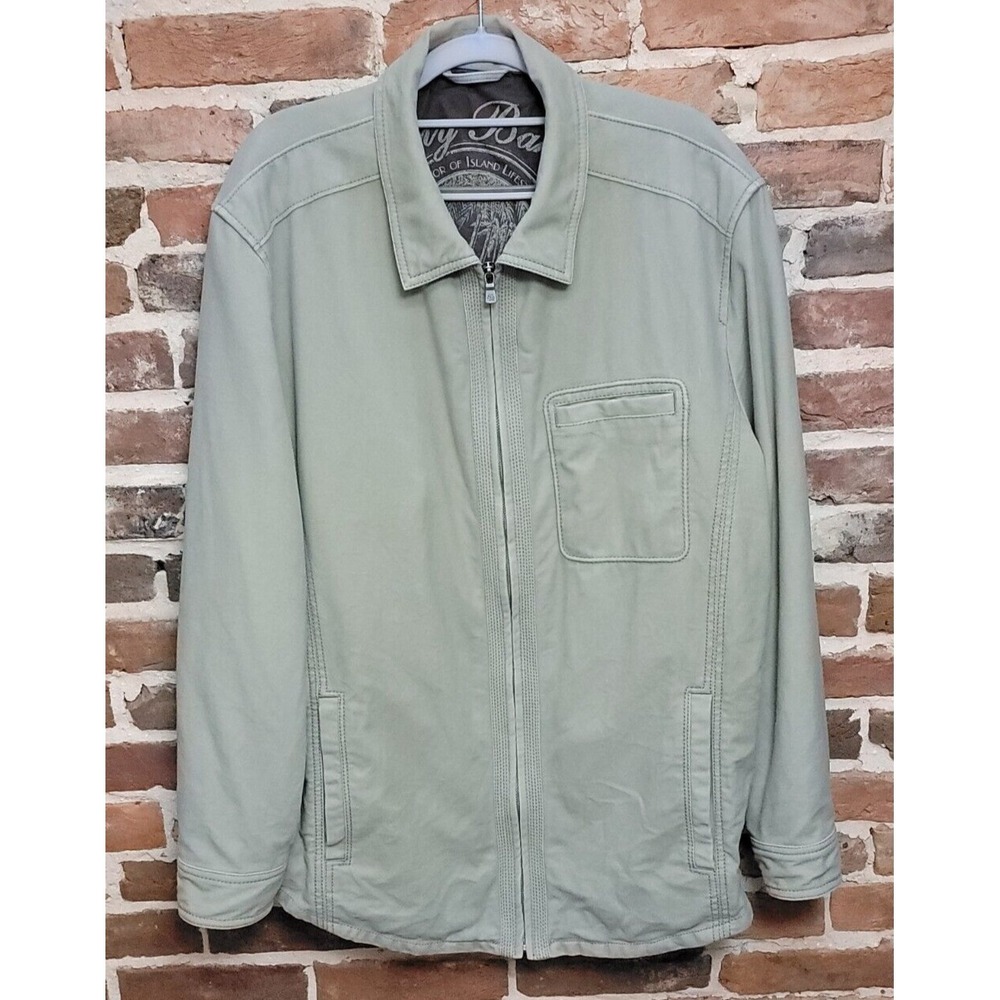 Tommy Bahama Mens Jacket Coat‎ Tan  Large